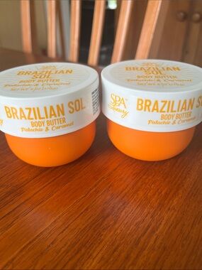 Brazilian Sol Pistachio & Caramel Body Butter duo